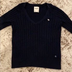 Abercrombie navy sweater
